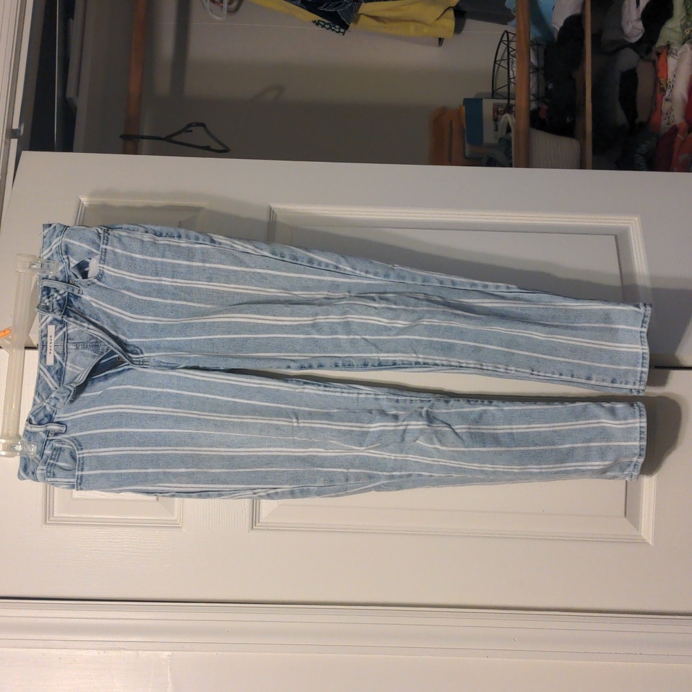 PacSun Double Striped Mom Jeans